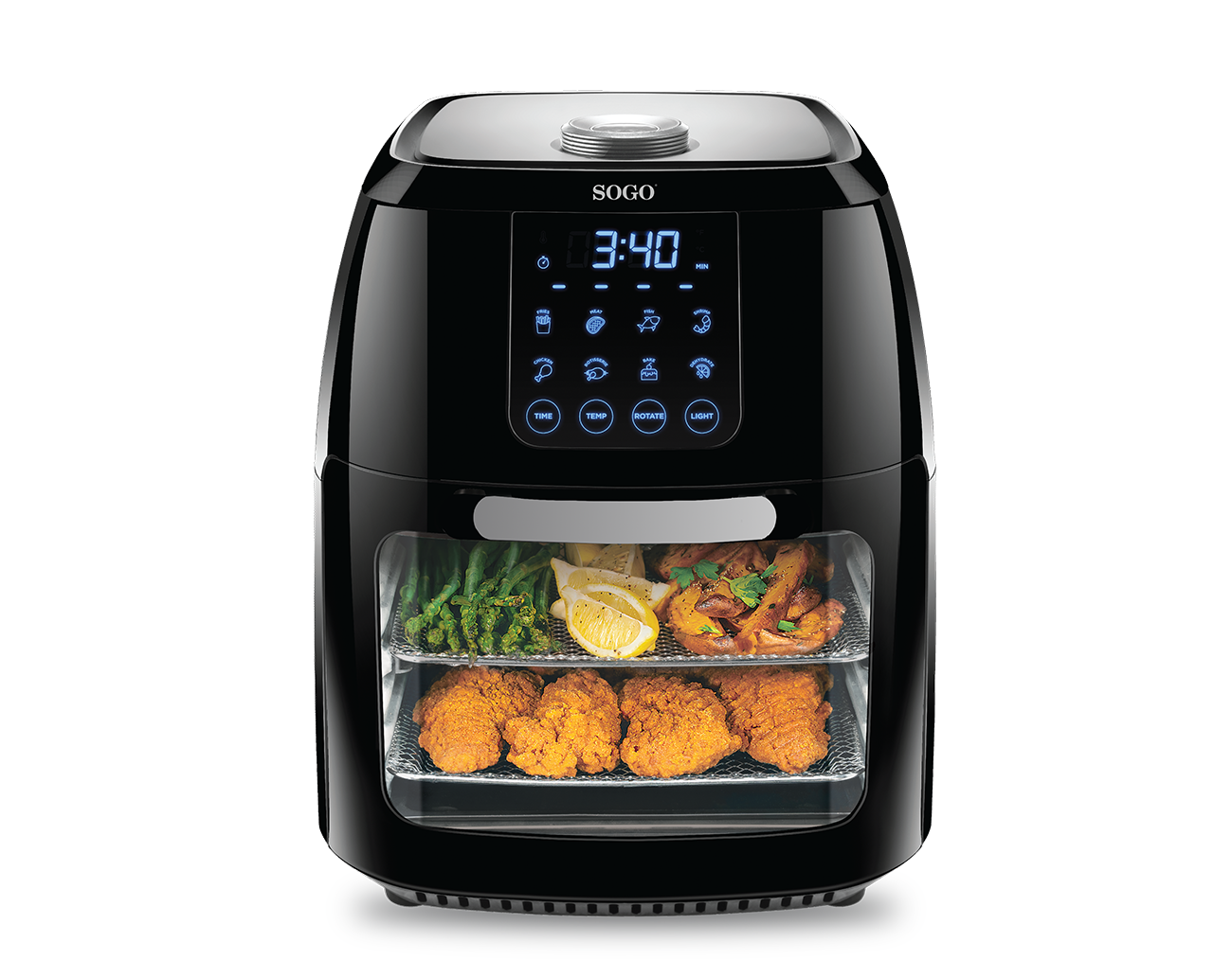 Chytrá trouba 3v1 SOGO SS-10465 - Multifunkční pomocník do kuchyně